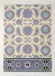 Wandfliesen aus dem Palast von Ismayl-Bey, aus 